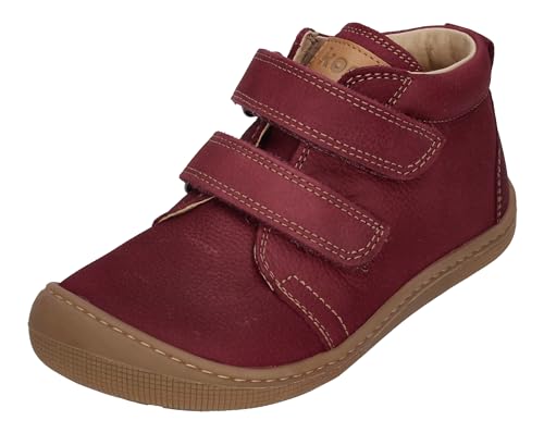 KOEL Barefoot Kinderschuhe Dino Nappa Grain Bordo, Größe:20 EU von KOEL