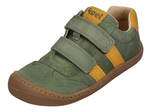 KOEL Barefoot Kinderschuhe Sneakers BANI Leather Olive, Größe:22 EU von KOEL