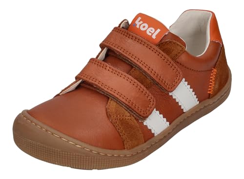 KOEL Barefoot Kinderschuhe - Sneakers Denis Nappa New Cognac orange, Größe:25 EU von KOEL