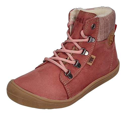 KOEL Barefoot Kinderstiefel - DEEMER TEX WOOL - old pink, Größe:21 EU von Koel