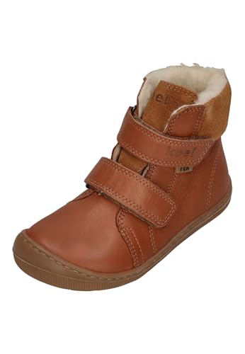 KOEL Barefoot Kinderstiefel - EMIL NAPA WOOL 07T cognac, Größe:29 EU von KOEL