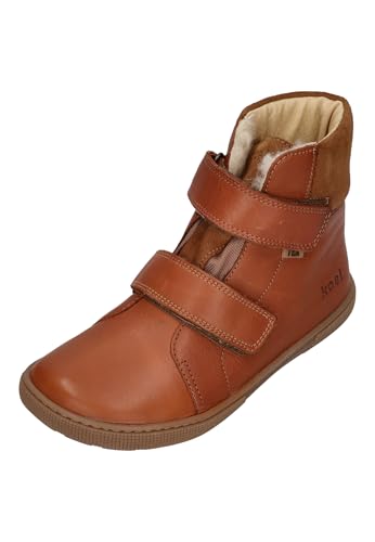 KOEL Barefoot Kinderstiefel - EMIL NAPA WOOL 08T - cognac, Größe:32 EU von KOEL