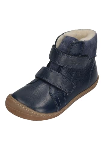KOEL Barefoot Kinderstiefel - EMIL NAPA WOOL - blue, Größe:23 EU von KOEL