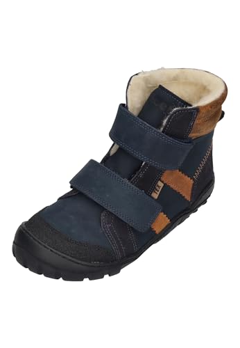 KOEL Barefoot Kinderstiefel - MILO 3.0 HYDRO WP navy cognac, Größe:35 EU von KOEL