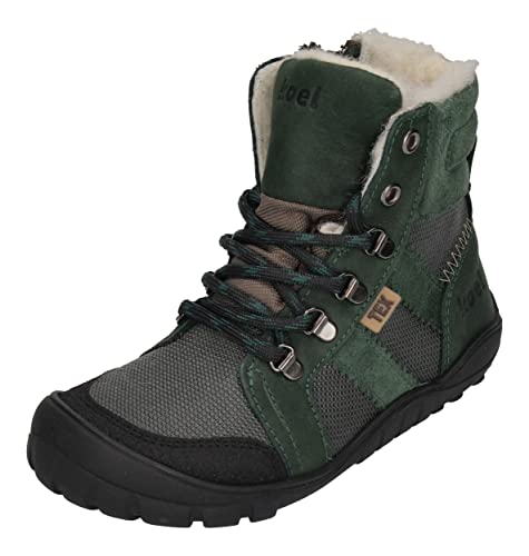 KOEL Barefoot Kinderstiefel - MILONI CORDURA TEX green, Größe:35 EU von KOEL