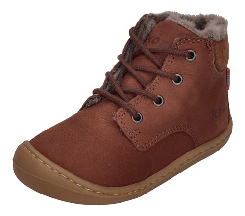 KOEL Barefoot Lauflernschuhe - Bill 2.0 Lambswool Chocolate, Größe:22 EU von KOEL