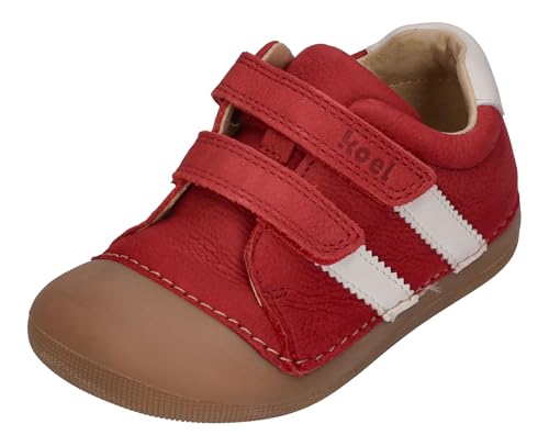 KOEL Barfuß Kinderschuhe Extra Weit Archie Leather red, Größe:23 EU von KOEL