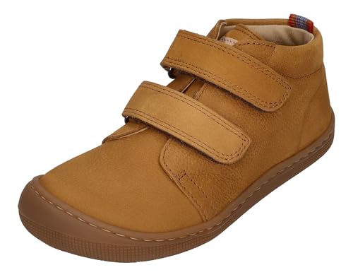 KOEL Barfußschuhe breitere Leiste Don 2.0 mit Klett, Nubuk Leder in Cognac Barefoot 07M002.121 (eu_Footwear_Size_System, Toddler, Numeric, medium, Numeric_24) von KOEL