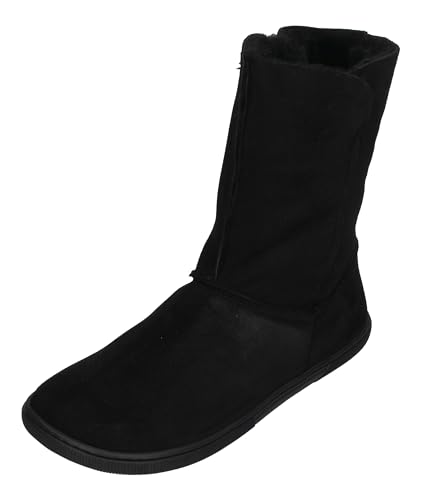 KOEL Damen - Lammwolle Barefoot Stiefel FREYA - black, Größe:39 EU von Koel