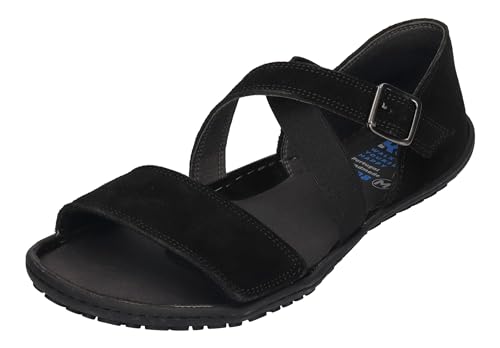 KOEL Damenschuhe Barfuß Sandalen ISA SUEDE - black, Größe:37 EU von KOEL