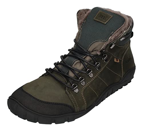 KOEL Herrenschuhe Barefoot Boots - Paul Lambwool Khaki, Größe:41 EU von KOEL