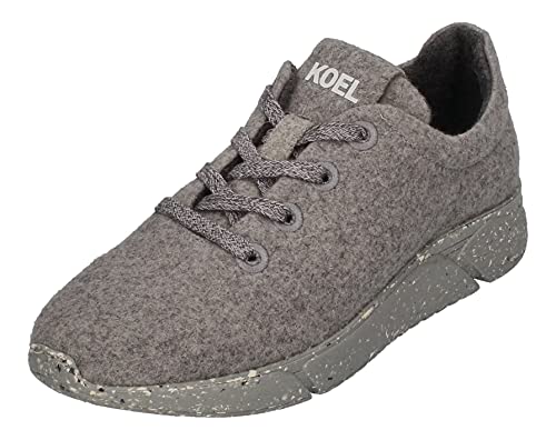 KOEL Herrenschuhe - Merino Sneakers KO821-05 Light Grey, Größe:44 EU von KOEL