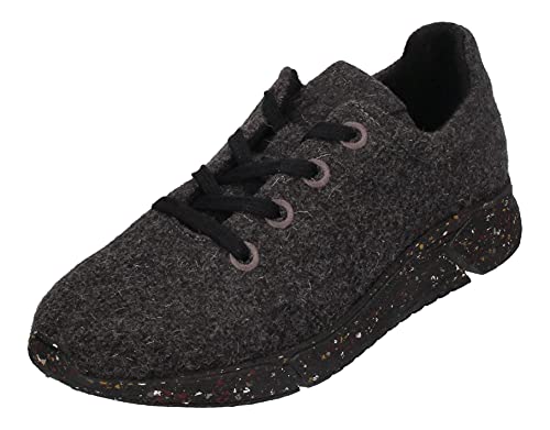 KOEL Herrenschuhe - Merino Sneakers KO821B-04 Dark Grey, Größe:46 EU von KOEL