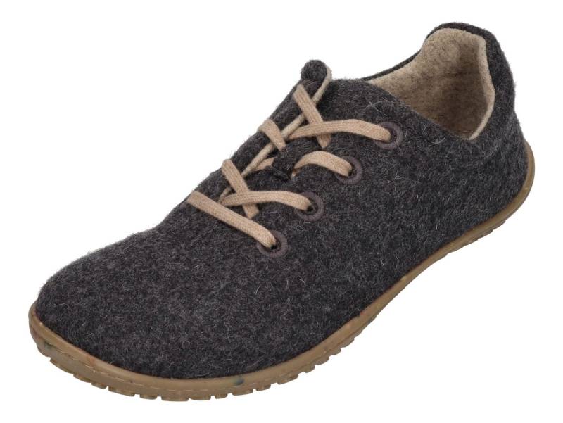 KOEL INES ECO MERINO Barfußschuh dark grey von KOEL
