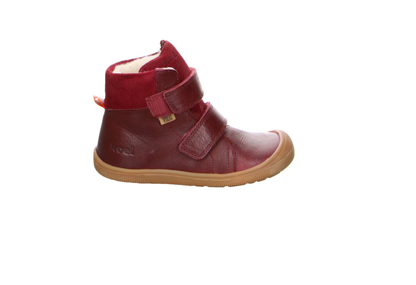 KOEL Koel Bot Desp Velcro Leder Klettstiefel Winter Mädchen rot Winterstiefelette von KOEL