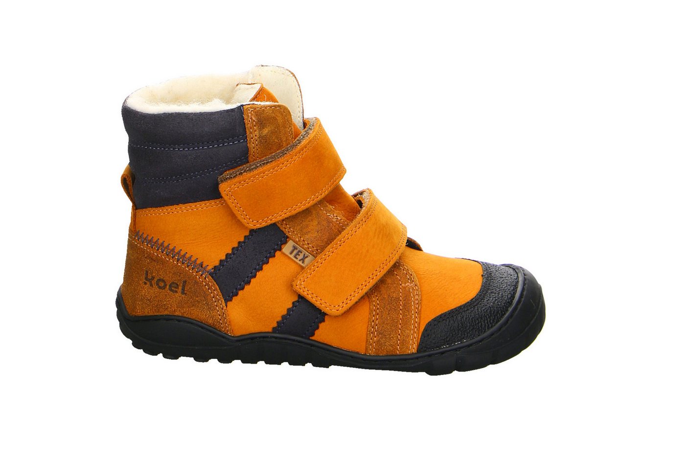 KOEL Koel Milo 3.0 Hydro Wp Nubuk Klettstiefel Winter Junge gelb Winterstiefelette von KOEL