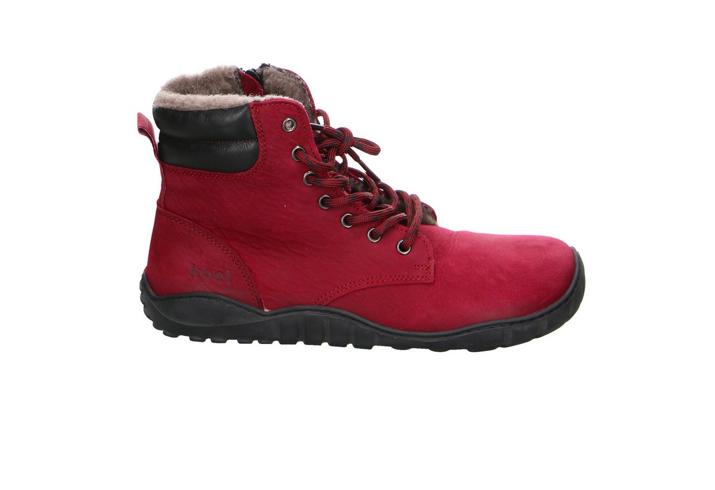 KOEL Koel Nubuk Schnürstiefelette rot Stiefelette von KOEL
