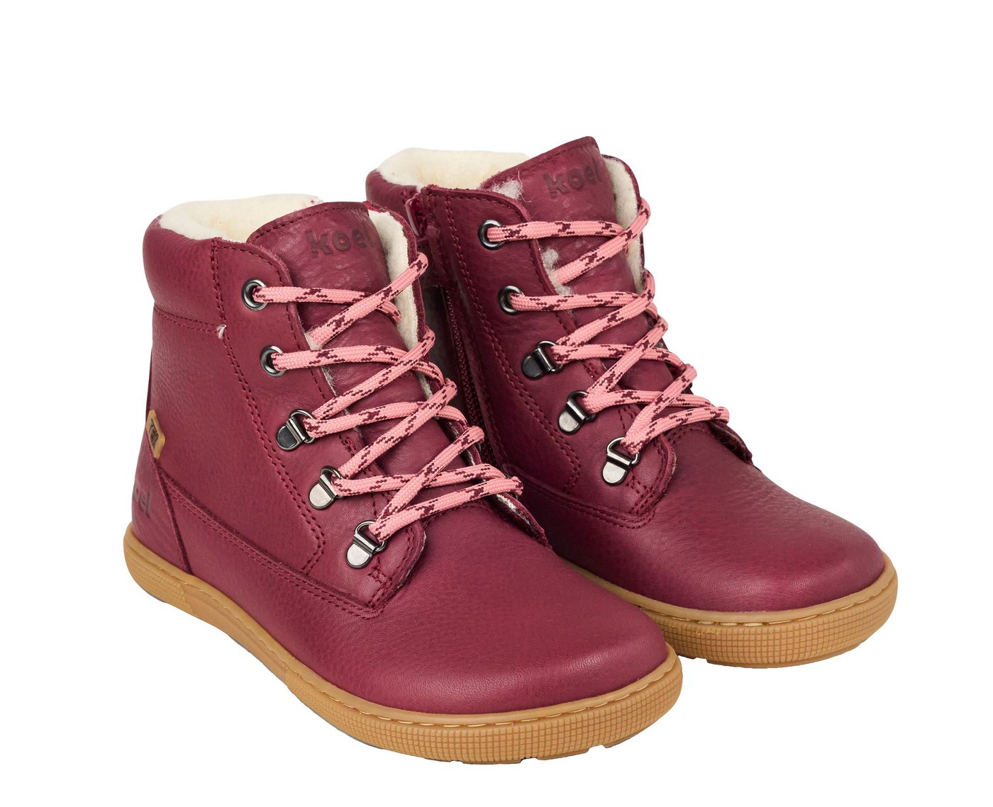 KOEL Koel Stiefel Barfußschuhe Dry Hydro Leder Tex Wasserdicht Wolle Schnürstiefelette von KOEL