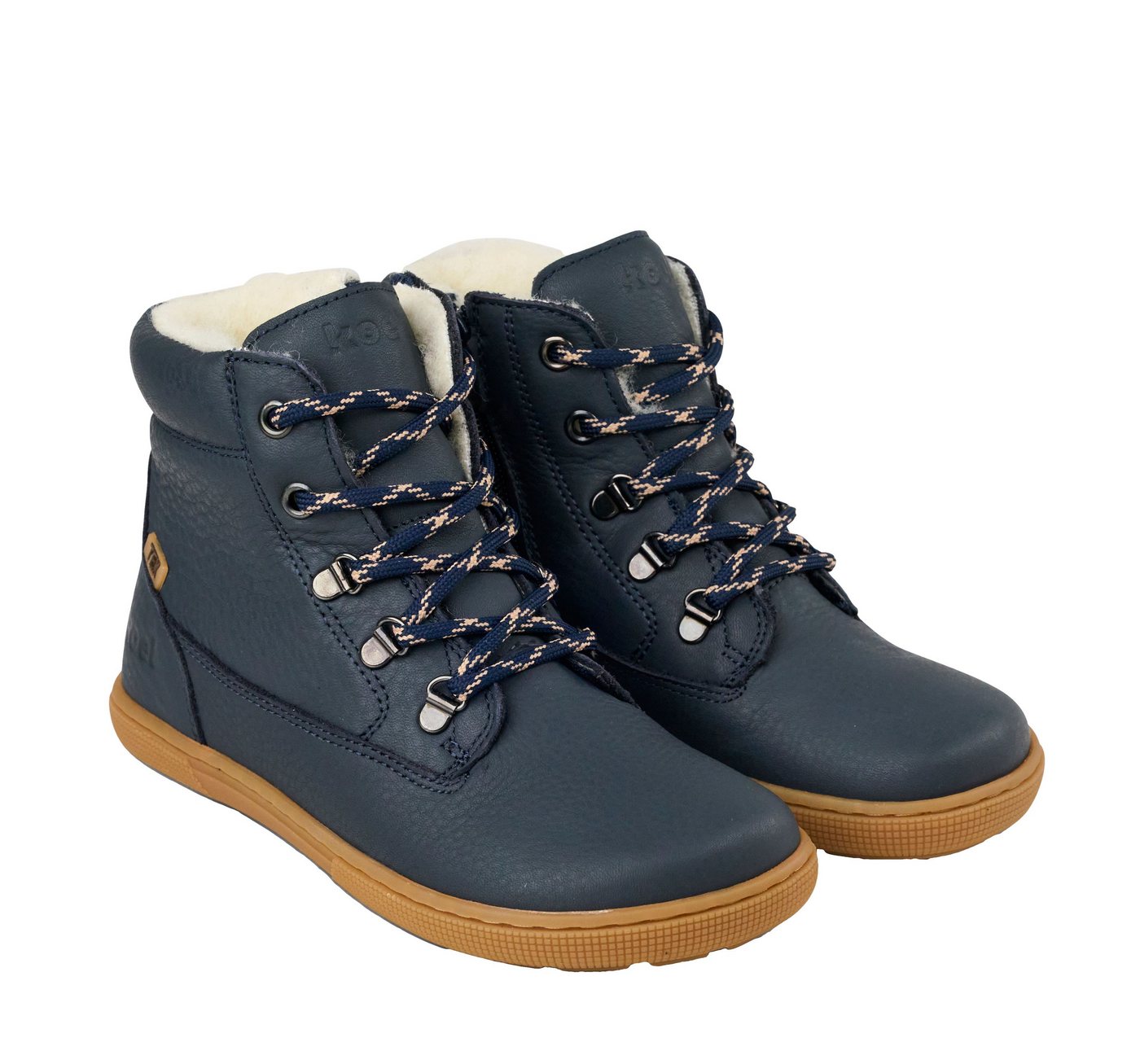 KOEL Koel Stiefel Barfußschuhe Dry Napa Leder Tex Wasserdicht Wolle Schnürstiefelette von KOEL