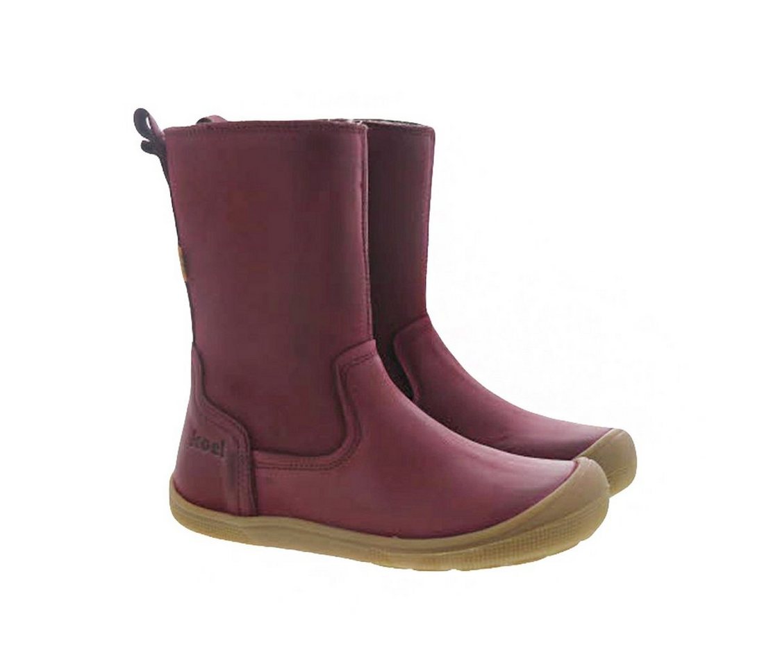KOEL Koel Stiefel Barfußschuhe Eleanor Tex Wasserdicht Leder Lammfell Bordo Schnürstiefelette von KOEL