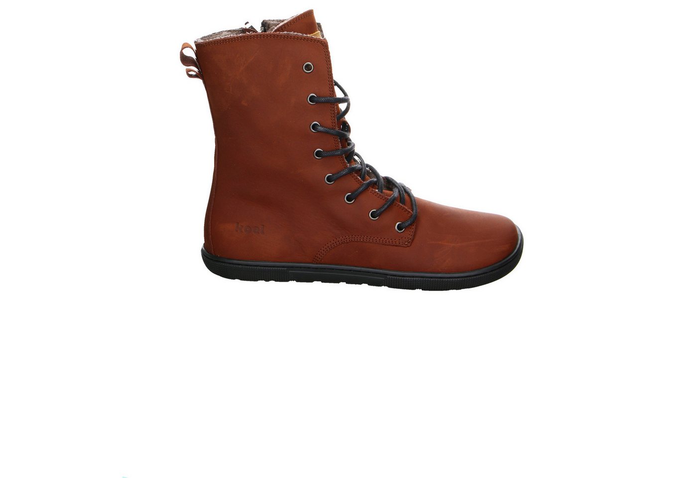 KOEL Koel Velour Schnürstiefelette braun Stiefelette von KOEL