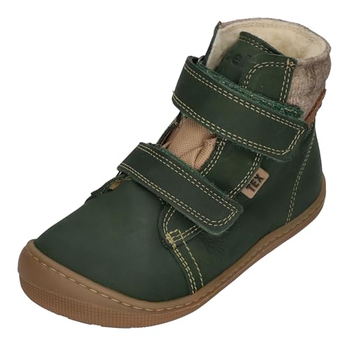 KOEL Stiefel Barfußschuhe Dean 2.0 Tex Wasserdicht Leder Wolle Grün, Schuhgröße:EUR 26 von KOEL