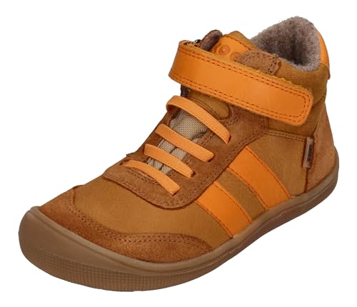 KOEL gefütterte Barefoot Kinderschuhe Daniel TEX - Cognac, Größe:25 EU von KOEL