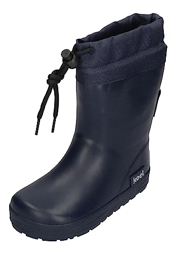 KOEL gefütterte Gummistiefel WELLIE TOGGLE SOLID blue, Größe:35 EU von KOEL