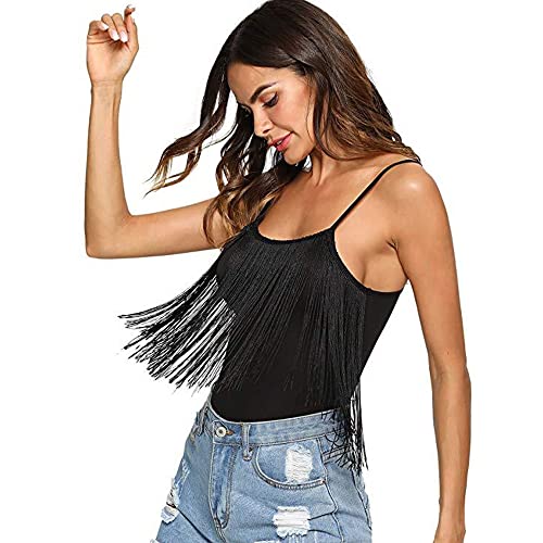 KOEMCY Damen Body Sexy Dessous Bodysuit Kurzarm Jumpsuit Franse Bodies Elegant Oberteile Overall Nachtwäsche Riemchen Unterziehbody Schmal Bodys Tops (Schwarz,XXL) von KOEMCY