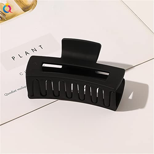 Fashion Square Matte Hair Claw Clips Große rutschfeste Haarklammern for Frauen Mädchen Hair Styling Zubehör 1St (Color : E) von KOFORD