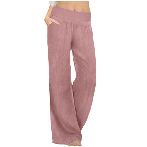 KOG Amazon Essentials Damen Damen Hosen Leichte Sommerhose Elegant Yogahose Baggy Jeansimitat Jeanshose Freizeit Cargohose Baggy Jeans Frauen Sommer Jeanshose von KOG