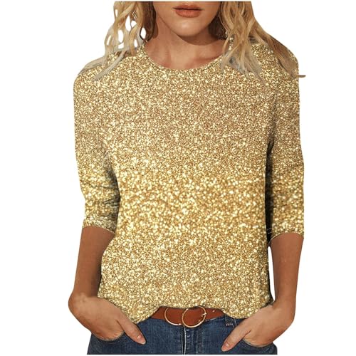 KOG Bluse Damen Elegant 3/4 Arm Bekleidung Baumwolle Grafik Drucken Longshirt Lässig 3/4 Ärmel Shirt Prime Kleidung Freizeit Grafik Tuniken Frauen Casual Longbluse Outlet Amazon Gold L KOG Bluse Damen Elegant 3/4 Arm Bekleidung Baumwolle Grafik Drucken Longshirt Lässig 3/4 Ärmel Shirt Prime Kleidung Freizeit Grafik Tuniken Frauen Casual Longbluse Outlet Amazon Gold L von KOG