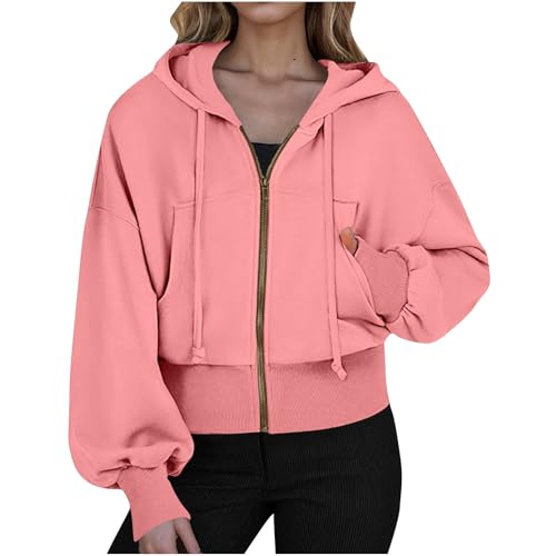KOG Bomberjacke Damen Herbstjacke Warmes Wintermantel Laufjacke Einfarbig Oberteil Teenager übergangsmantel Trenchcoat Basic Kapuzenmantel Frauen Dufflecoat Sportjacke Steppmantel Rosa L KOG Bomberjacke Damen Herbstjacke Warmes Wintermantel Laufjacke Einfarbig Oberteil Teenager übergangsmantel Trenchcoat Basic Kapuzenmantel Frauen Dufflecoat Sportjacke Steppmantel Rosa L von KOG