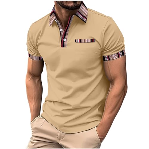 KOG Poloshirt Herren Polohemd Kurzarm Oberteile Einfarbig Shirts Leicht Baumwolle Shirt Amazon Essentials Herren Jungen Oberteil Vintage T-Shirt Loose Fit Tshirt Gutschein Khaki XL KOG Poloshirt Herren Polohemd Kurzarm Oberteile Einfarbig Shirts Leicht Baumwolle Shirt Amazon Essentials Herren Jungen Oberteil Vintage T-Shirt Loose Fit Tshirt Gutschein Khaki XL von KOG