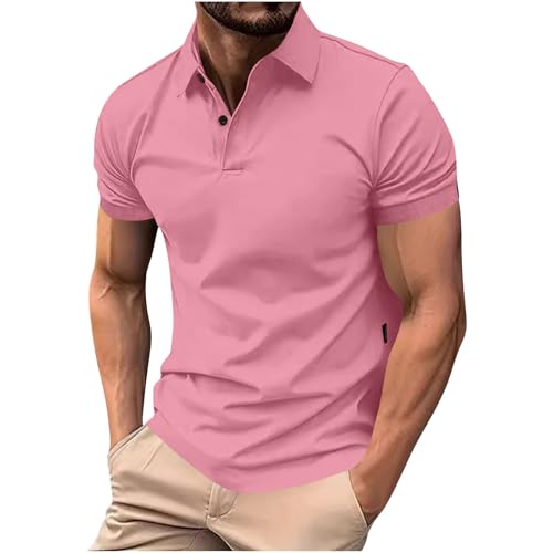 KOG Poloshirts für Herren Polo Shirt Kurzarm Bekleidung Einfarbig Gym Baumwolle T-Shirt Outlet Amazon Jungen Shirt Lose Tshirt Teenager Casual Wandershirt Herren Tshirt Sale Rosa L KOG Poloshirts für Herren Polo Shirt Kurzarm Bekleidung Einfarbig Gym Baumwolle T-Shirt Outlet Amazon Jungen Shirt Lose Tshirt Teenager Casual Wandershirt Herren Tshirt Sale Rosa L von KOG