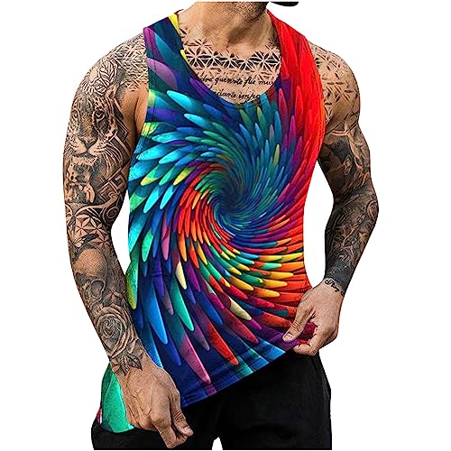 KOG Tank Top Herren Sport Tanktop Sommer Unterhemd Ärmelloses Tshirts Grafik Laufshirt Freizeit Baumwolle Outlet Amazon Freizeitshirt Muskelshirt Junge Oberteil Amazon Basics Orange 6XL von KOG