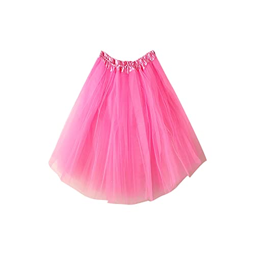KOG Tüllrock Damen Petticoat Unterrock Rock Karneval Kostüm 50er Vintage Ballett Ballkleid Kurz Retro Tütü Rock Röcke Kleid Petticoat Outlet Angebote Meine Bestellungen Anzeigen Tüllrock Heißes von KOG