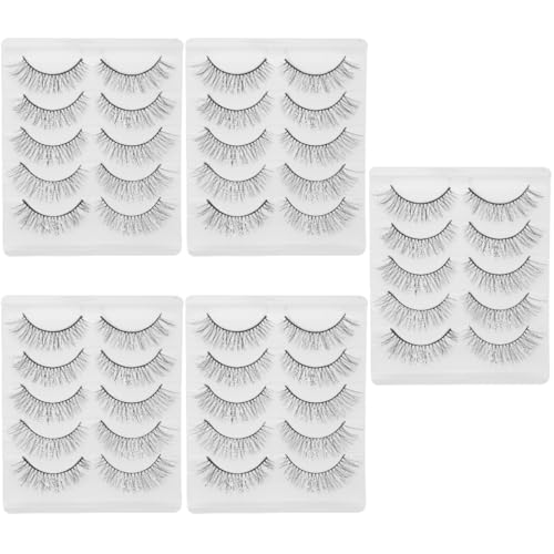5 Sets langes DIY-Set für Frauen, 3D-Augeneffekt, wiederverwendbar, 5 Paar von KOGMMYSEVP