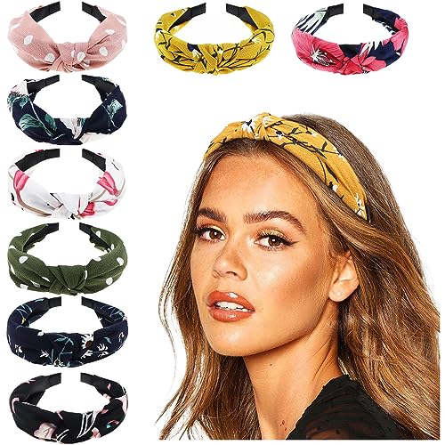 8 Stück Damen Stirnbänder Headwraps Haarbänder Schleifen Haarschmuck von KOGMMYSEVP