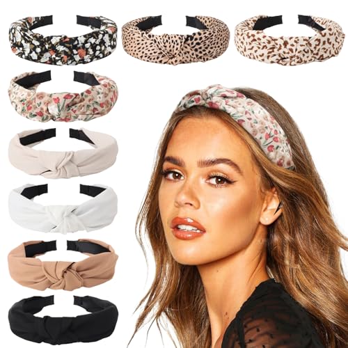 8 Stück Damen Stirnbänder Headwraps Haarbänder Schleifen Haarschmuck von KOGMMYSEVP