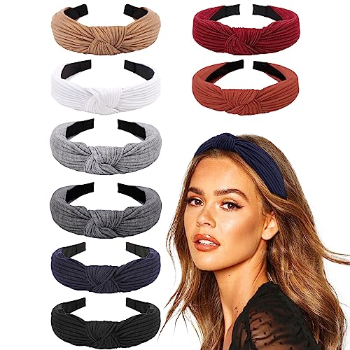8 Stück Damen Stirnbänder Headwraps Haarbänder Schleifen Haarschmuck von KOGMMYSEVP