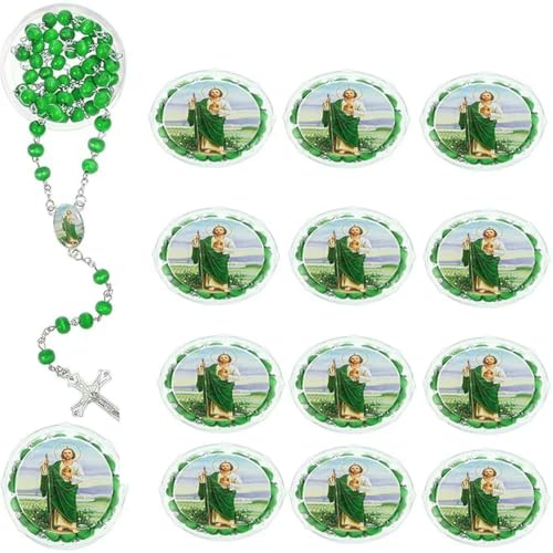 KOGMMYSEVP Grüne St.Jude Rosenkranz Duft Holzperlen mit Box Community, 1pc rosary with box KOGMMYSEVP Grüne St.Jude Rosenkranz Duft Holzperlen mit Box Community, 1pc rosary with box von KOGMMYSEVP