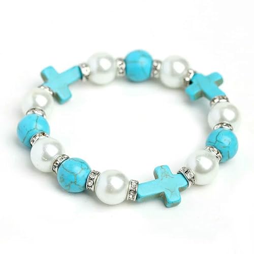 KOGMMYSEVP Rosenkränze mit natürlichen Holzperlen, religiös, handgefertigt, gewebt, Gebetsornament, Rosenkränze [15. Armband-Rosenkränze] von KOGMMYSEVP