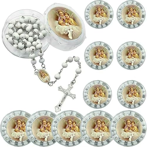 KOGMMYSEVP Rosenkranz-Halskette, 6 mm, Holz, handgefertigt, Kreuzanhänger, Jungfrau Maria, Gebetsperlen, Bestseller, religiöser Schmuck von KOGMMYSEVP