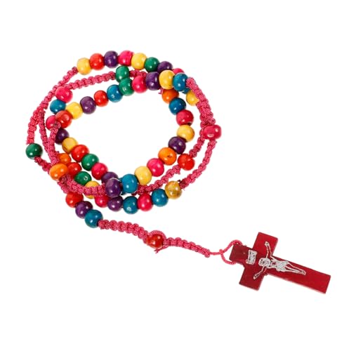 KOGMMYSEVP Rosenkranz-Halskette mit Perlen-Anhänger für Damen und Herren, handgefertigter religiöser Schmuck für Partys und den täglichen Gebrauch von KOGMMYSEVP