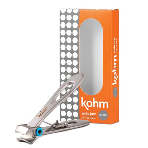 Kohm CP-120L, leistungsstarke Nagelzange für dicke Fußnägel oder harte Fingernägel bei Herren, Senioren und Erwachsenen, 5 mm Kohm CP-120L, leistungsstarke Nagelzange für dicke Fußnägel oder harte Fingernägel bei Herren, Senioren und Erwachsenen, 5 mm von KOHM