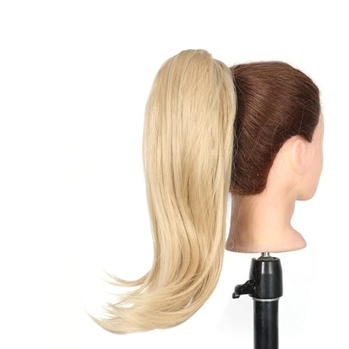 Haarknoten 18 Zoll Synthetische Gerade Pferdeschwanz Haarverlängerungen Perücke Dutt Wrap Pferdeschwanz Haarspangen für Frauen Haarschmuck Perücke(nC/4HL) von KOHUS