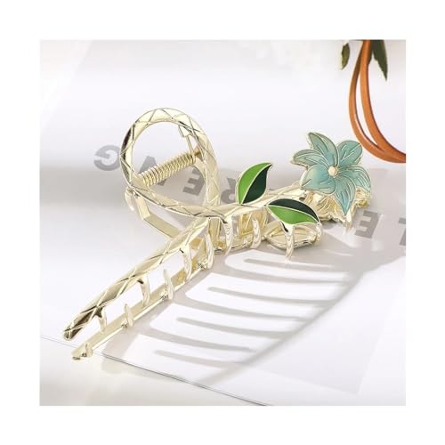 Haarnadel, unsterbliche Blume, elegante Temperament, weibliche Metall-Haarnadel, Hai-Clip, Haarspangen, Hosta-Haarspange, Retro-Haarnadel (02) von KOHUS