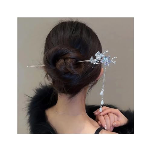 Haarnadel für Damen, abnehmbare lange Quasten, Haar-Essstäbchen, Modeschmuck, Zubehör, antiker Stil, Haarnadel, Hosta-Haarspange, Retro-Haarnadel von KOHUS