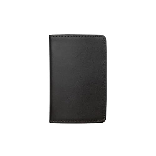KOHUS Visitenkartenetui Echtleder Visitenkartenetui Herren Damen Visitenkartenbox Kartenbox Geeignet für Büro oder Handgepäck Visitenkartenhalter Kartenhalter Kartenhalter (A) von KOHUS